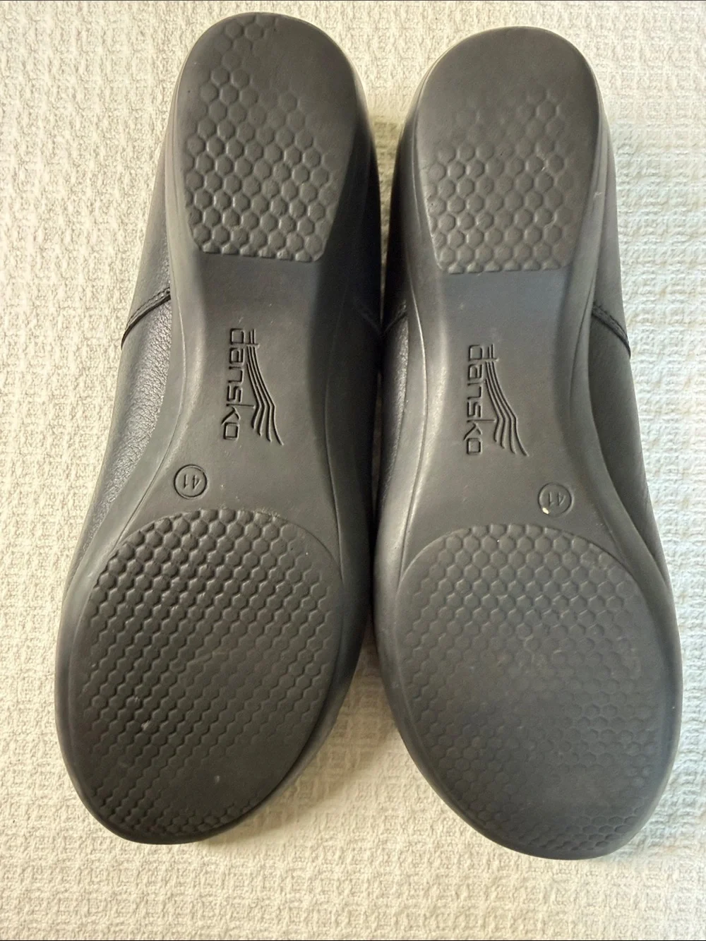 Dansko black Mary Jane style shoes with velcro strap size 41